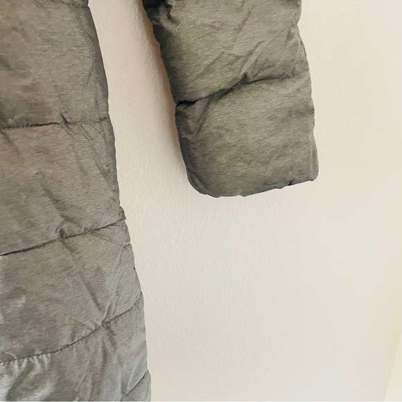 The North Face Women’s Puffer Coat Long Gray Hooded Jacket - Picture 5 of 7